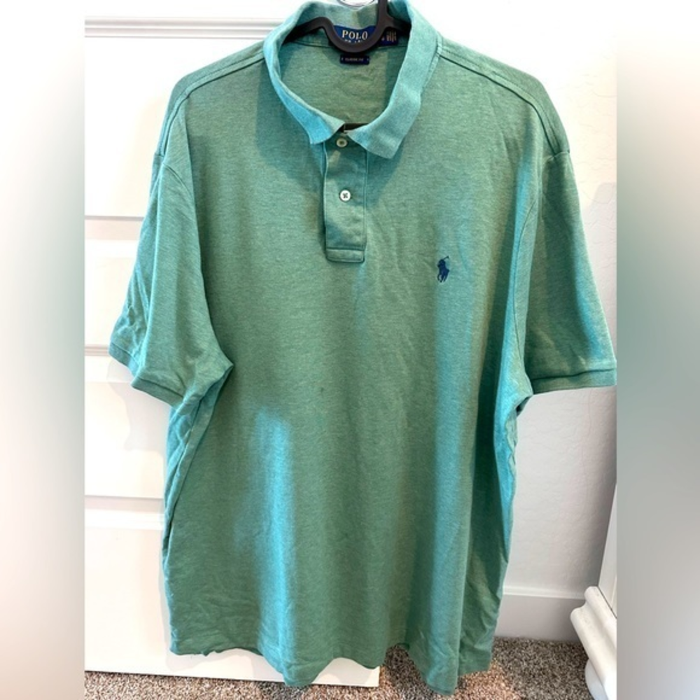 Polo Ralph‎ Lauren Classic-Fit Soft Cotton Short-Sleeve Polo Shirt- XL